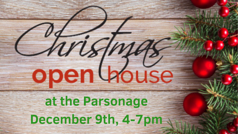 The Fount Parsonage Christmas Open House